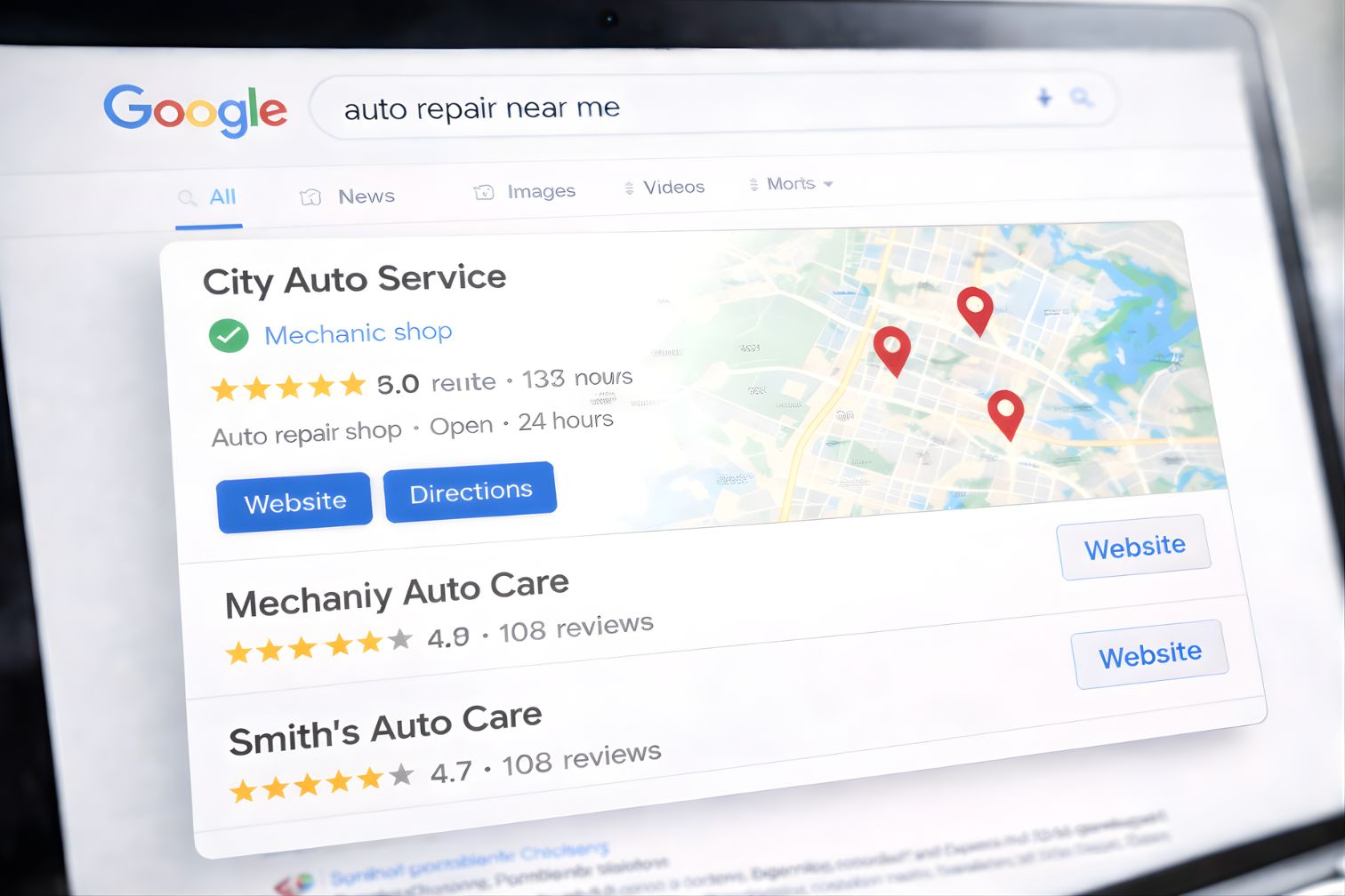 SEO for auto repair companies