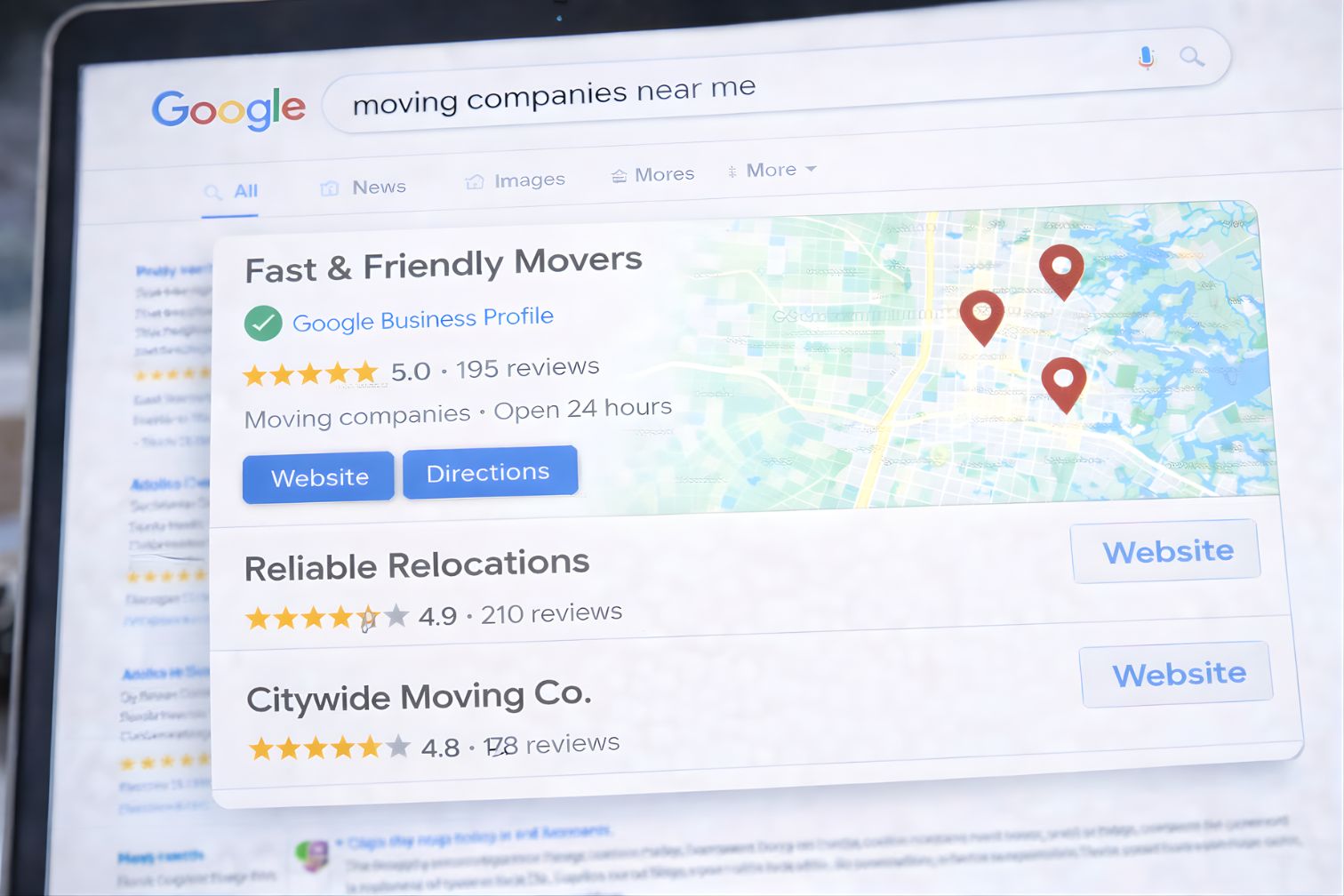 SEO for moving companies
