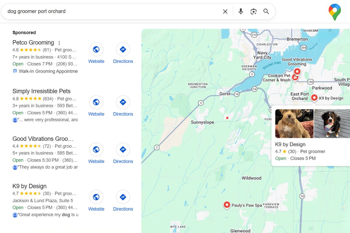 Google Map SEO services in Port Orchard, WA
